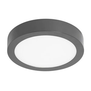 Sivé kruhové stropné svietidlo SULION, ø 30 cm