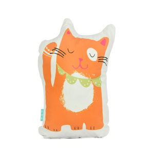 Bavlnený vankúšik Moshi Moshi Cat & Mouse, 40 × 30 cm