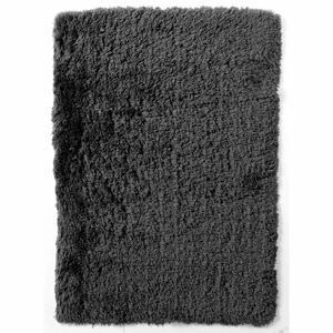 Tmovosivý ručne tuftovaný koberec Think Rugs Polar PL Charcoal, 120 × 170 cm