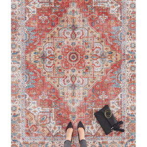 Tehlovočervený koberec Nouristan Sylla, 160 x 230 cm