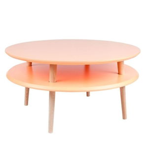Oranžový konferenčný stolík Ragaba UFO, ⌀ 70 cm