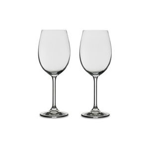 Sada 2 pohárov na biele víno z krištáľového skla Bitz Fluidum, 450 ml