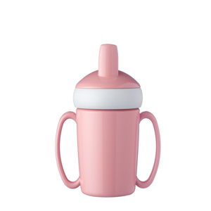 Ružová detská fľaša na vodu Rosti Mepal Trainer Mug