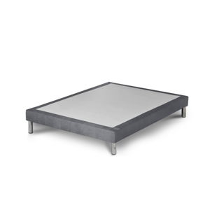 Sivá posteľ boxspring Stella Cadente Maison Syrius Forme, 160 × 200 cm