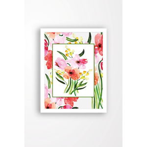 Nástenný obraz na plátne v bielom ráme Tablo Center My Garden, 29 × 24 cm