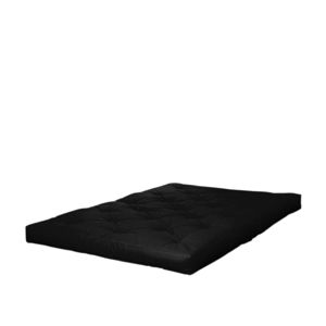 Čierny stredne tvrdý futónový matrac 160x200 cm Coco Black – Karup Design