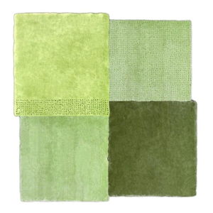 Zelený koberec EMKO Over Square, 200 × 207 cm