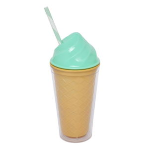 Tyrkysový dvojstenný téglik Sunnylife Ice Cream, 470 ml
