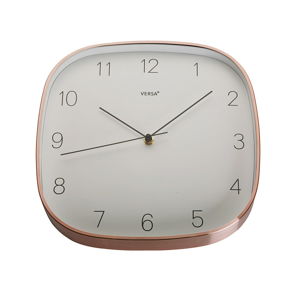 Závesné hodiny v medenej farbe VERSA Copper