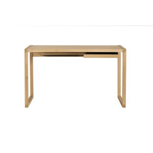 Pracovný stôl z dubového dreva We47 Renfrew, 126 × 55 cm