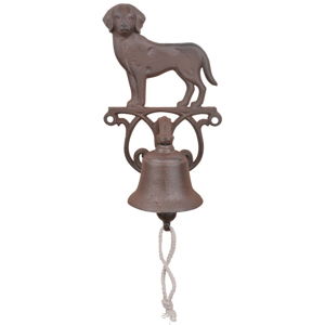 Liatinový zvonček s motívom psa Ego Dekor