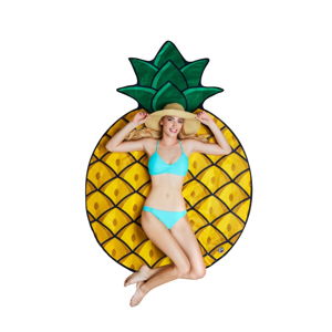 Plážová deka v tvare ananásu Big Mouth Inc., 172 cm × 122 cm