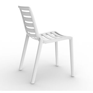 Sada 2 záhradných stoličiek v bielej farbe Resol Slatka