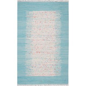Modrý koberec Eco Rugs Akvile, 80 × 150 cm