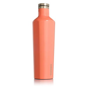 Oranžová cestovná termofľaša z antikoro ocele Corkcicle Canteen, 740 ml