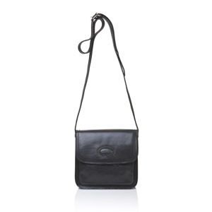 Čierna kožená kabelka Gianni Conti Carmel