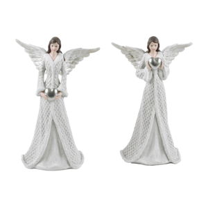 Sada 2 dekoratívnych anjelov Ego dekor Diana, výška 17,5 cm