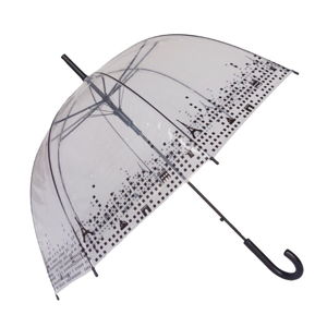 Transparentný dáždnik Birdcage Paris, ⌀ 79 cm