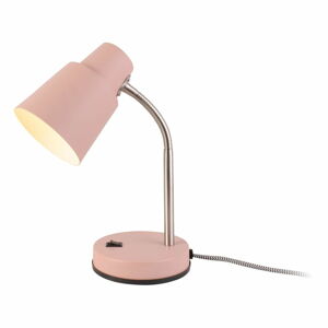 Ružová stolová lampa Leitmotiv Scope, výška 30 cm