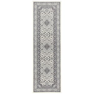 Krémovo-sivý koberec Nouristan Parun Tabriz, 80 x 250 cm