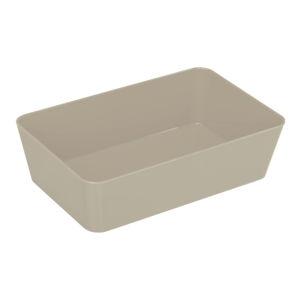 Sivohnedý úložný box Wenko Candy, 22 × 14 cm