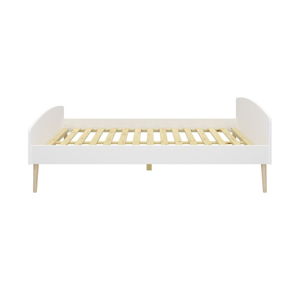 Krémovobiela jednolôžková posteľ Steens Soft Line, 140 × 200 cm