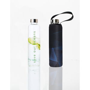 Cestovná termofľaša z borosilikátového skla s obalom BBBYO Prism, 750 ml