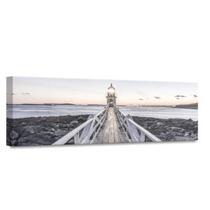 Obraz Styler Canvas By The Sea Beacon View II, 45 × 140 cm