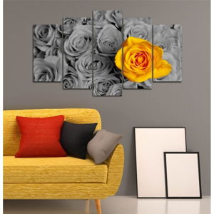 Viacdielny obraz 3D Art Gris Flower, 102 × 60 cm