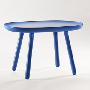 Modrý odkladací stolík z masívu EMKO Naïve Medium