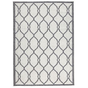 Sivý vzorovaný obojstranný koberec Bougari Rimini, 120 x 170 cm