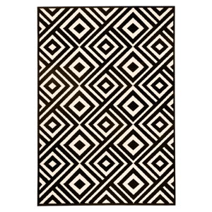 Čierno-béžový koberec Hanse Home Art, 140 × 200 cm
