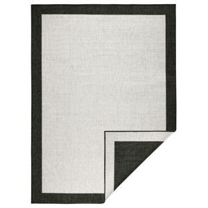 Čierno-krémový vonkajší koberec Bougari Panama, 120 x 170 cm