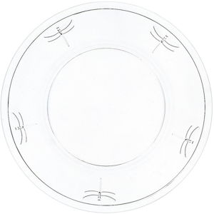 Sklenený tanier La Rochére Libellules, ⌀ 32 cm