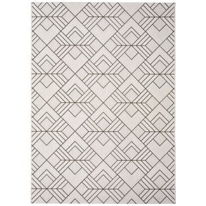 Bielo-béžový vonkajší koberec Universal Silvana Caretto, 160 x 230 cm