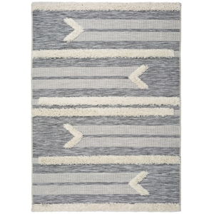 Sivo-biely koberec Universal Cheroky, 155 × 230 cm
