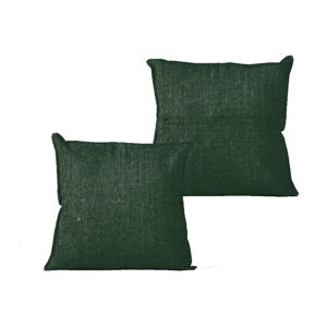 Obliečka na vankúš Linen Couture Green Moss, 45 × 45 cm
