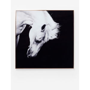Obraz v ráme Kare Design Proud Horse, 100 × 100 cm