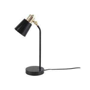 Čierna stolová lampa Leitmotiv Classic