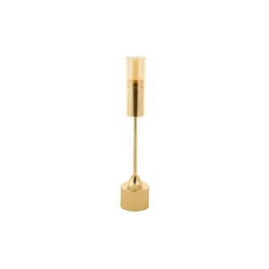 Svietnik zlatej farby Santiago Pons Luxy, výška 44 cm