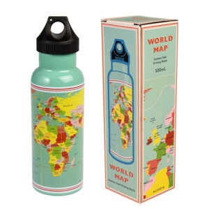 Antikoro cestovná fľaša Rex London World Map
