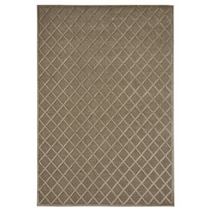 Hnedý koberec Mint Rugs Shine Karro, 160 × 230 cm