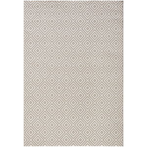 Sivý vonkajší koberec Bougari Karo, 200 × 290 cm