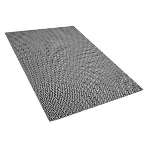 Čierno-biely vonkajší koberec Monobeli Turgi, 160 x 230 cm