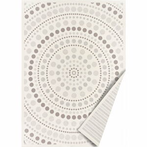 Bielo-sivý obojstranný koberec Narma Oola, 160 x 230 cm