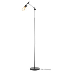 Čierna stojacia lampa s kovovým tienidlom (výška 170 cm) Sheffield – it's about RoMi