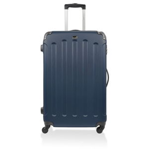 Modrý cestovný kufor na kolieskach Bluestar, 46 l