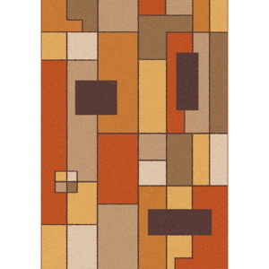 Oranžovo-hnedý koberec Universal Boras Rust, 190 x 280 cm