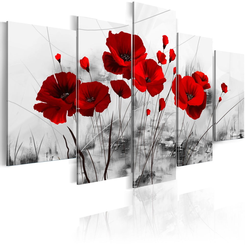 Dekoratívny obraz Bimago Red Miracle 100 × 50 cm