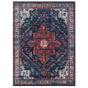 Modro-červený koberec Nouristan Azrow, 160 x 230 cm